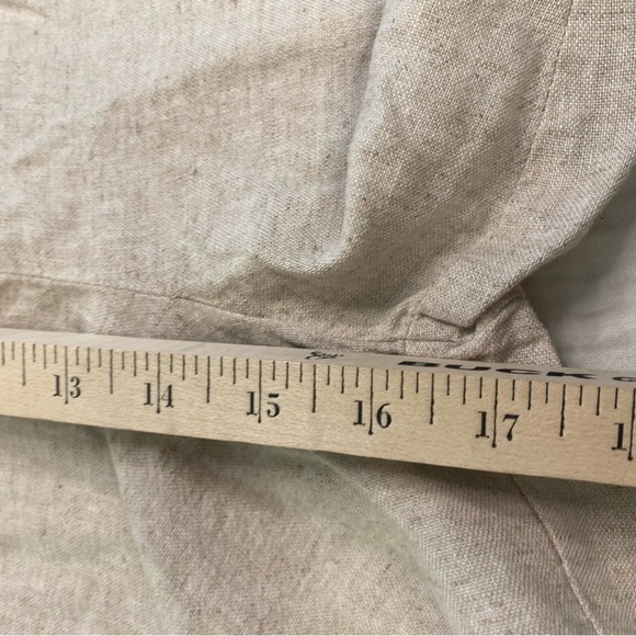 NWT Banana Republic Paperbag Waist Tan Linen Blend Chino Shorts Belt Pockets 16 - Picture 8 of 13